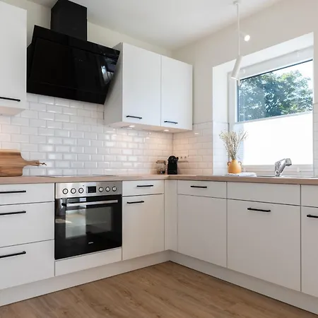 Kuestenbutze Im Modernen Scandi-style Mit Garten Und Terrasse Appartement